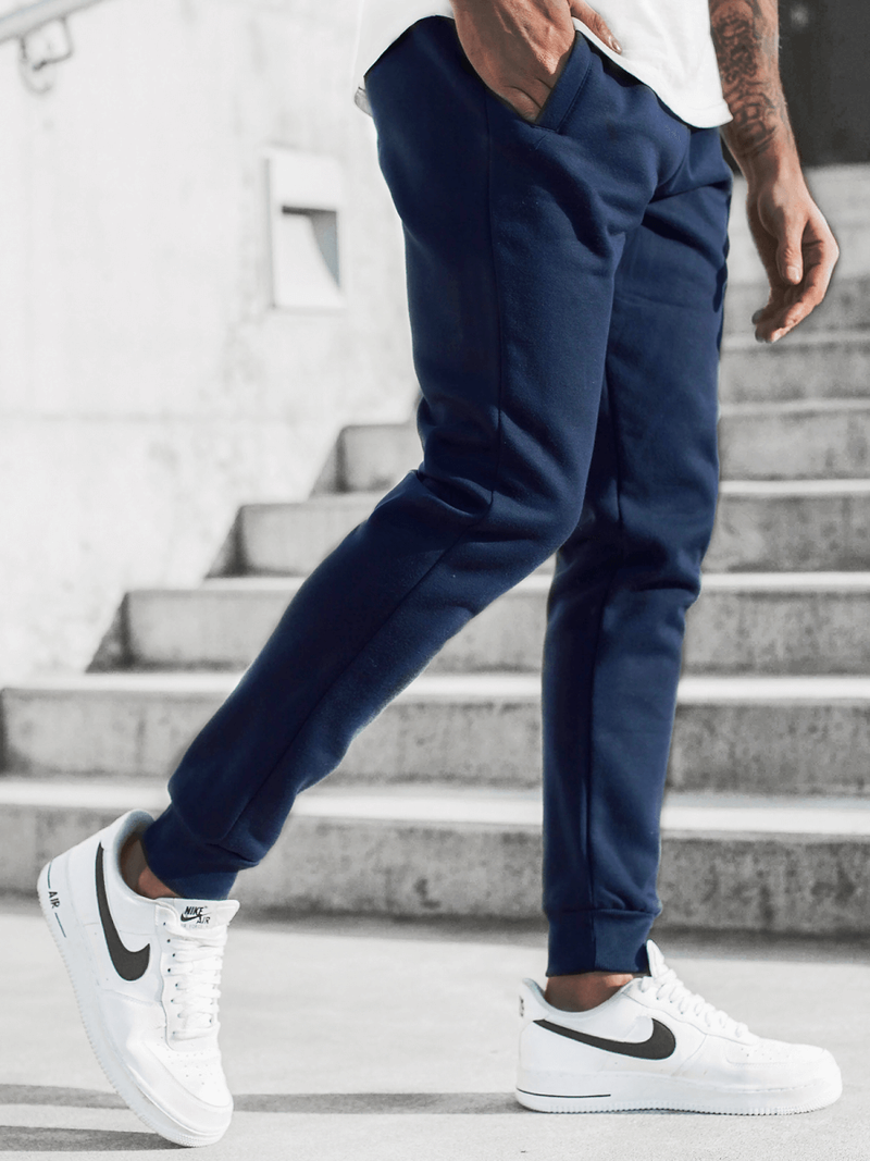 Spodnie dresowe męskie granatowe OZONEE JS/K10005SP