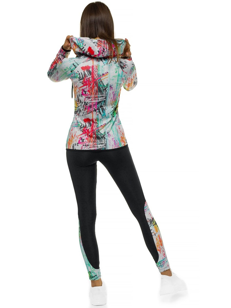 Komplet sportowy dwuczęściowy damski kolorowy OZONEE O/MS020