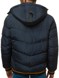 Kurtka zimowa męska pikowana granatowa OZONEE N/6902/2
