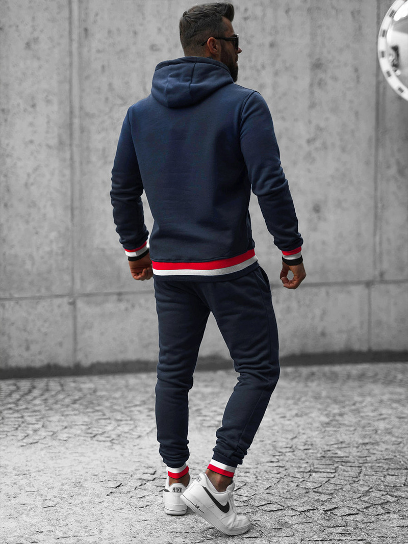 Komplet dresowy męski granatowy OZONEE JS/8C60/25