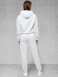 Komplet dresowy dwuczęściowy biały OZONEE O/12109