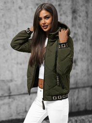 Куртка жіноча Зелена OZONEE JS/16M9082/136