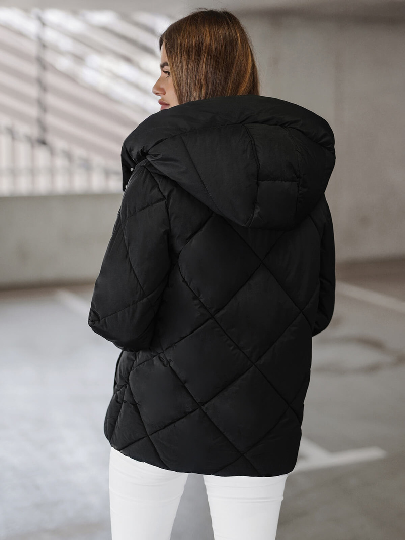 Куртка жіноча чорна OZONEE JS/5M3175/392Z