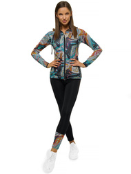 Жіночий спортивний костюм з двох частин Кольоровий OZONEE O/MS022