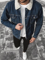 Куртка чоловіча джинсова Темно-Синя OZONEE O/W1074