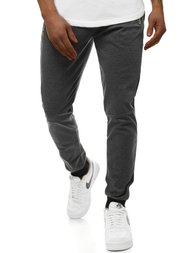 Spodnie dresowe męskie grafitowe OZONEE JS/AM107