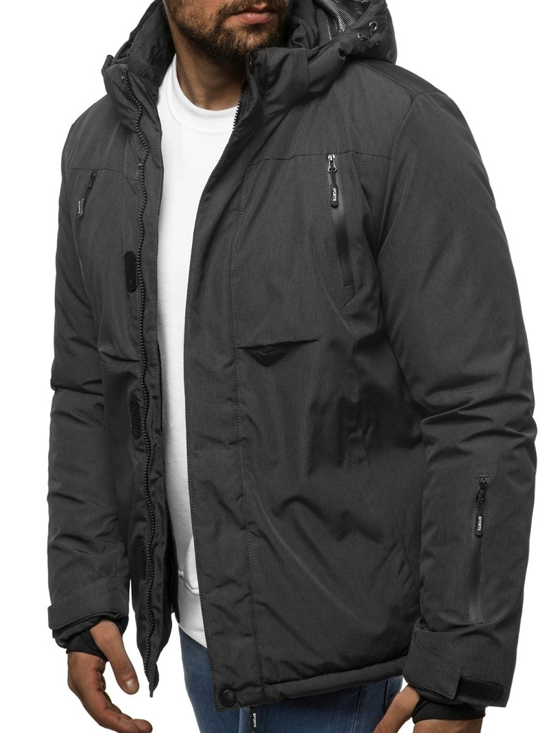Куртка чоловіча Темно-сіра OZONEE O/9802