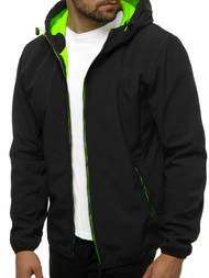 Куртка softshell чоловіча Чорна OZONEE JS/KS2182