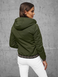 Куртка жіноча Темно-Зелена OZONEE JS/16M9083/136