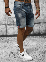 Spodenki męskie jeansowe niebieskie OZONEE NB/MP0261B