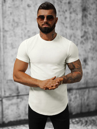 T-shirt męski biały OZONEE O/P1131