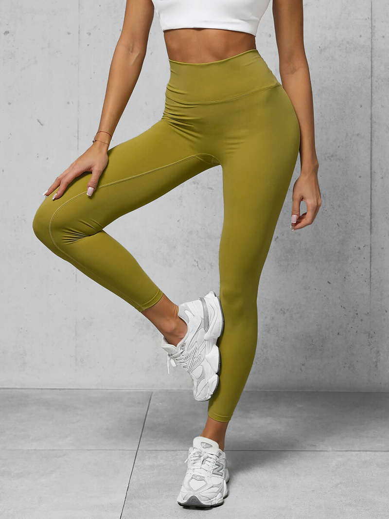 Legginsy damskie oliwkowe OZONEE O/620006