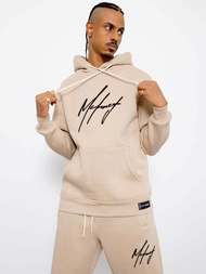 Komplet dresowy męski oversize beżowy OZONEE MACH/M3282