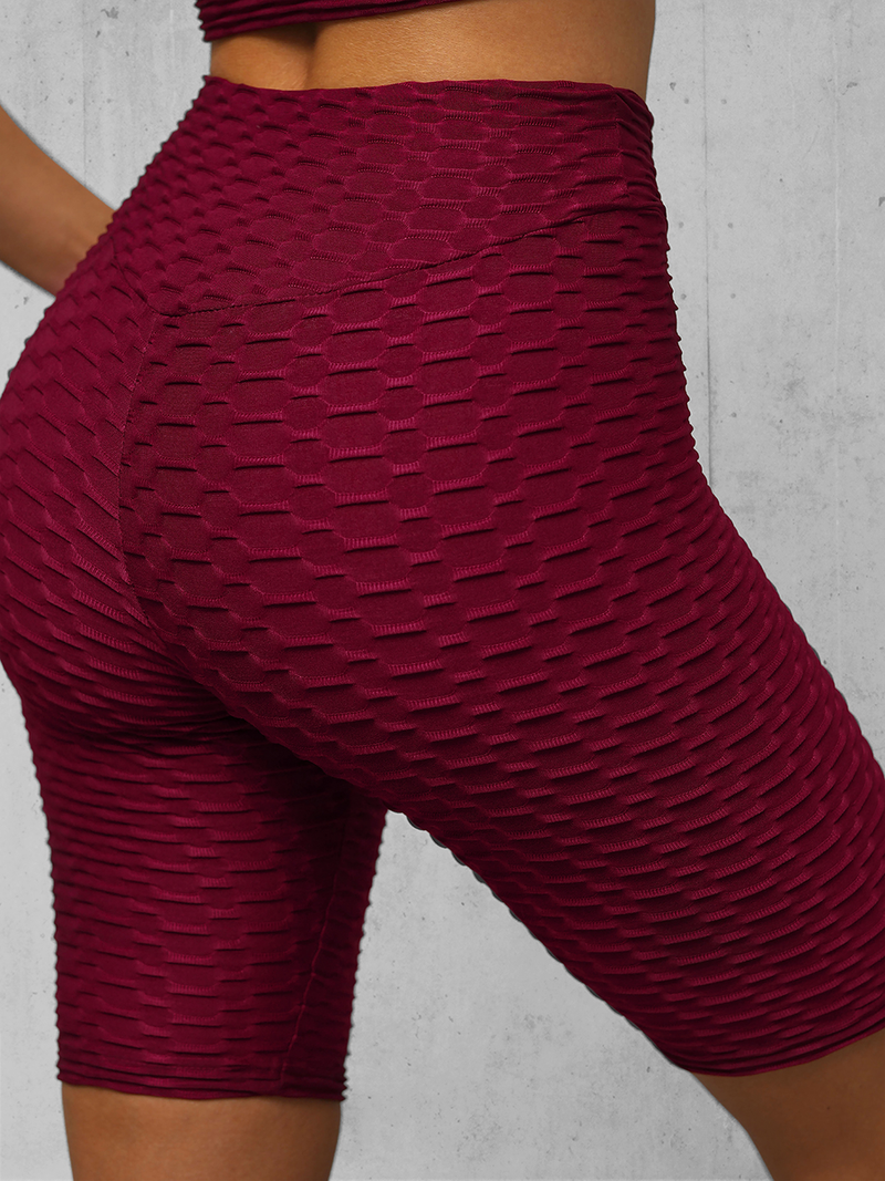 Komplet sportowy dwuczęściowy damski bordowy OZONEE O/22754Z