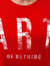 Longsleeve męski czerwony OZONEE O/1292Z 