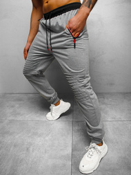 Spodnie dresowe męskie szare OZONEE JS/68K10328