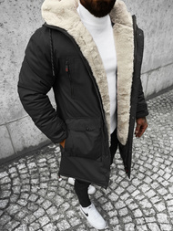 Kurtka zimowa męska czarna OZONEE JS/22M50/392