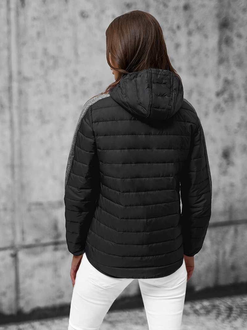 Kurtka damska czarna OZONEE JS/8M912/392