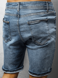 Spodenki męskie jeansowe niebieskie OZONEE DP/725