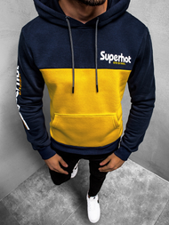 Bluza z kapturem męska granatowa OZONEE JS/KS2121Z