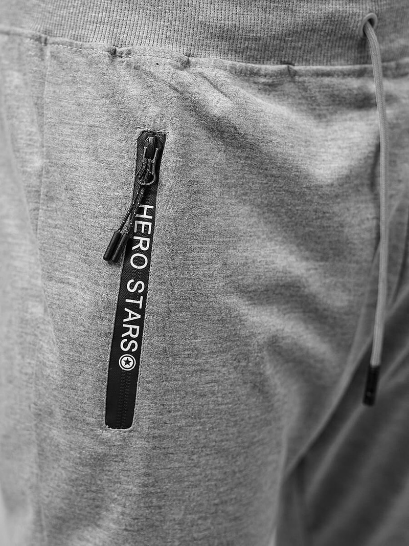 Spodnie dresowe męskie szare OZONEE JS/8K198