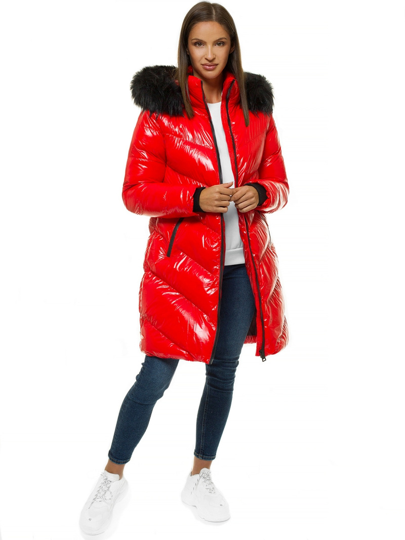 Куртка жіноча Червона OZONEE JS/M23069/1