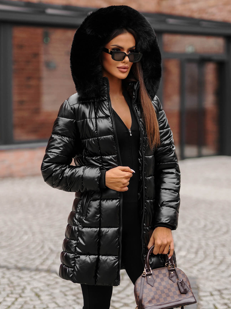 Куртка жіноча Чорна OZONEE JS/16M9120/392Z