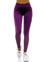 Legginsy damskie fioletowe OZONEE O/54379