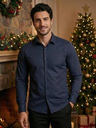 Cорочка чоловіча tемно-cиня OZONEE V/V183Z