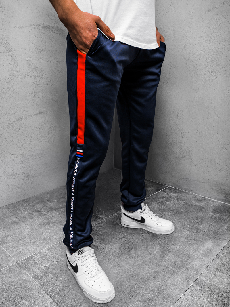 Штани спортивні чоловічі Темно-Синi OZONEE JS/AM125Z