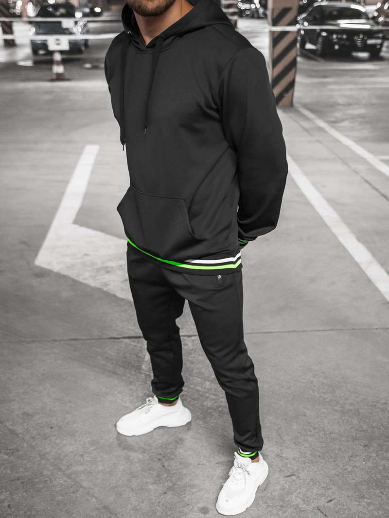 Спортивний костюм чоловічій Чорний OZONEE JS/68C10253Z