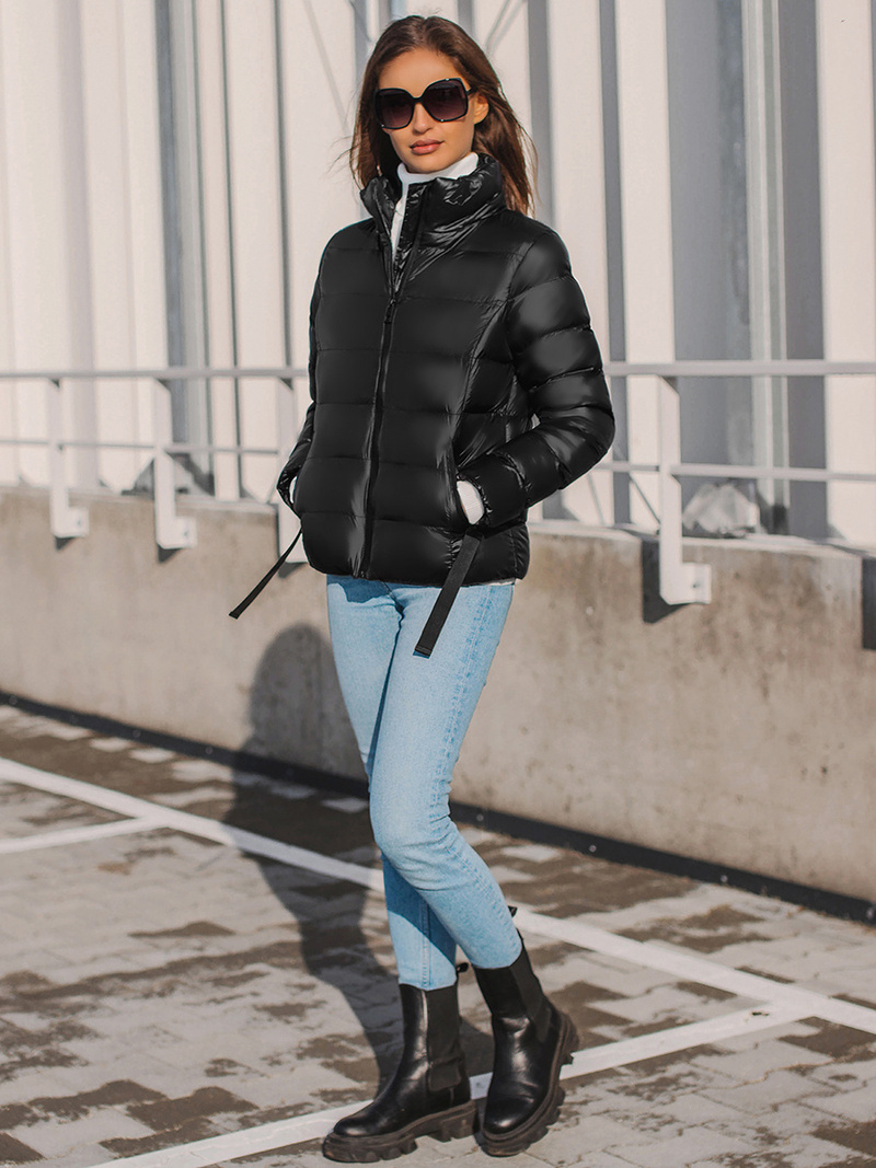 Куртка жіноча Чорна OZONEE JS/M23061/2Z