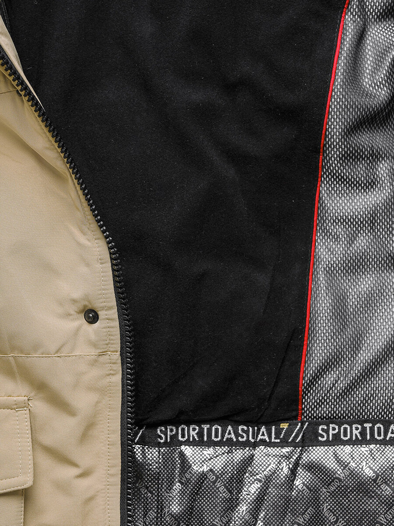 Kurtka zimowa męska beżowa OZONEE JS/22M322/62