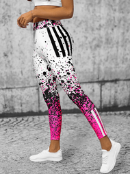 Legginsy damskie różowe OZONEE O/20434/BZ