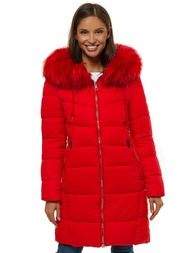 Куртка жіноча червона OZONEE O/SW028/4