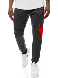 Штани спортивні чоловічі графіт OZONEE JS/AM106