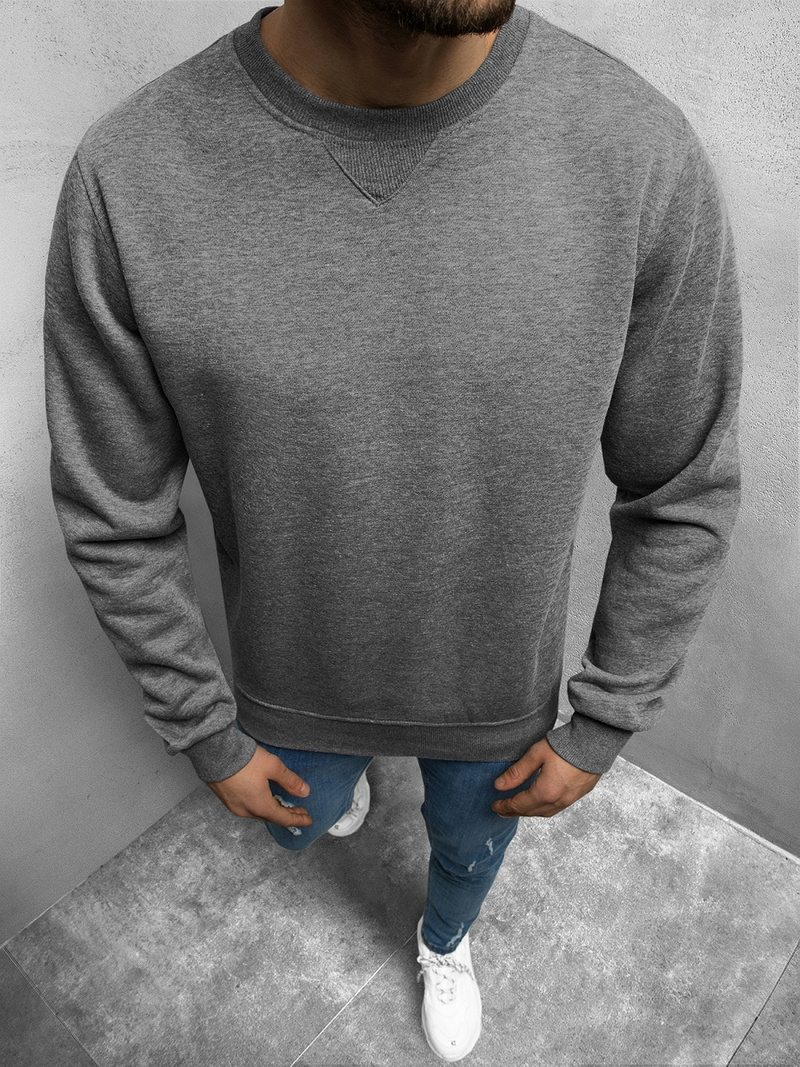 Bluza męska crewneck grafitowa OZONEE JS/2003Z