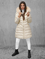 Куртка жіноча екрю OZONEE JS/5M3162/254