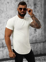 T-shirt męski biały OZONEE O/P1131