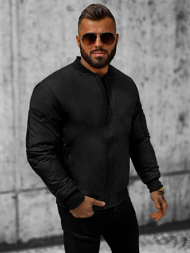 Куртка Чоловіча Чорна OZONEE JS/AK95Z