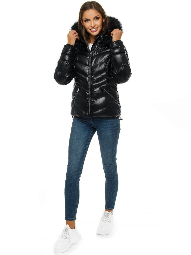 Куртка жіноча Чорна OZONEE JS/M23068/1