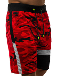 Spodenki męskie czerwone OZONEE JS/KK300160