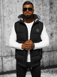 Безрукавка чоловіча чорна OZONEE JS/84M3028/392