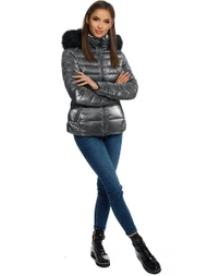 Куртка жіноча срібляста OZONEE O/DK030/45