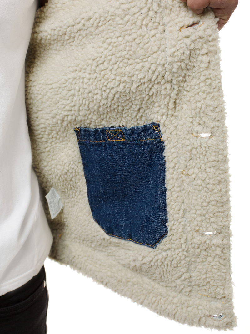 Kurtka męska jeans niebieska OZONEE JB/JP1156Z