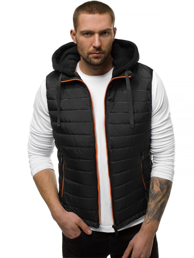 Безрукавка чоловіча Чорна OZONEE N/6102Z