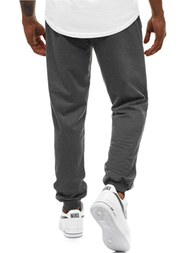 Spodnie dresowe męskie grafitowe OZONEE JS/HH02
