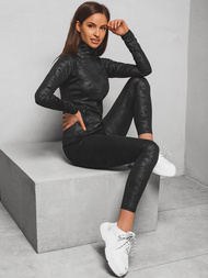 Komplet sportowy dwuczęściowy czarny-moro OZONEE O/0546Z