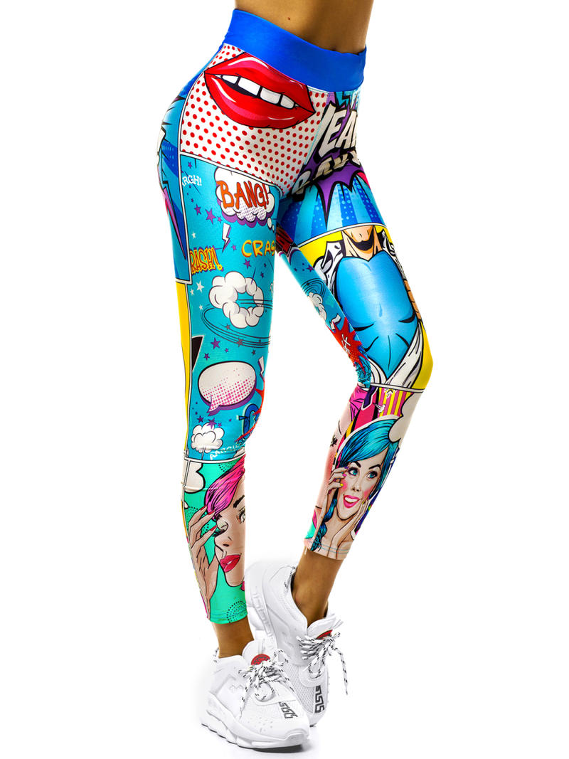 Legginsy damskie kolorowe OZONEE O/20936