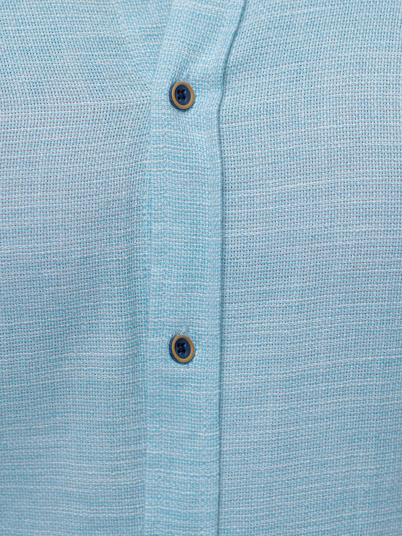 Koszula męska ze stójką jasno-niebieska OZONEE O/V30